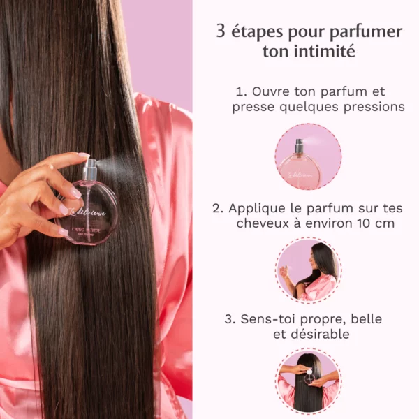 MUSC INTIME Brume Corps + Parfum Cheveux La Délicieuse – Sweet Litchi