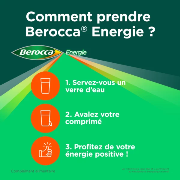 BEROCCA Energie Comprimé à avaler – 30 comprimés