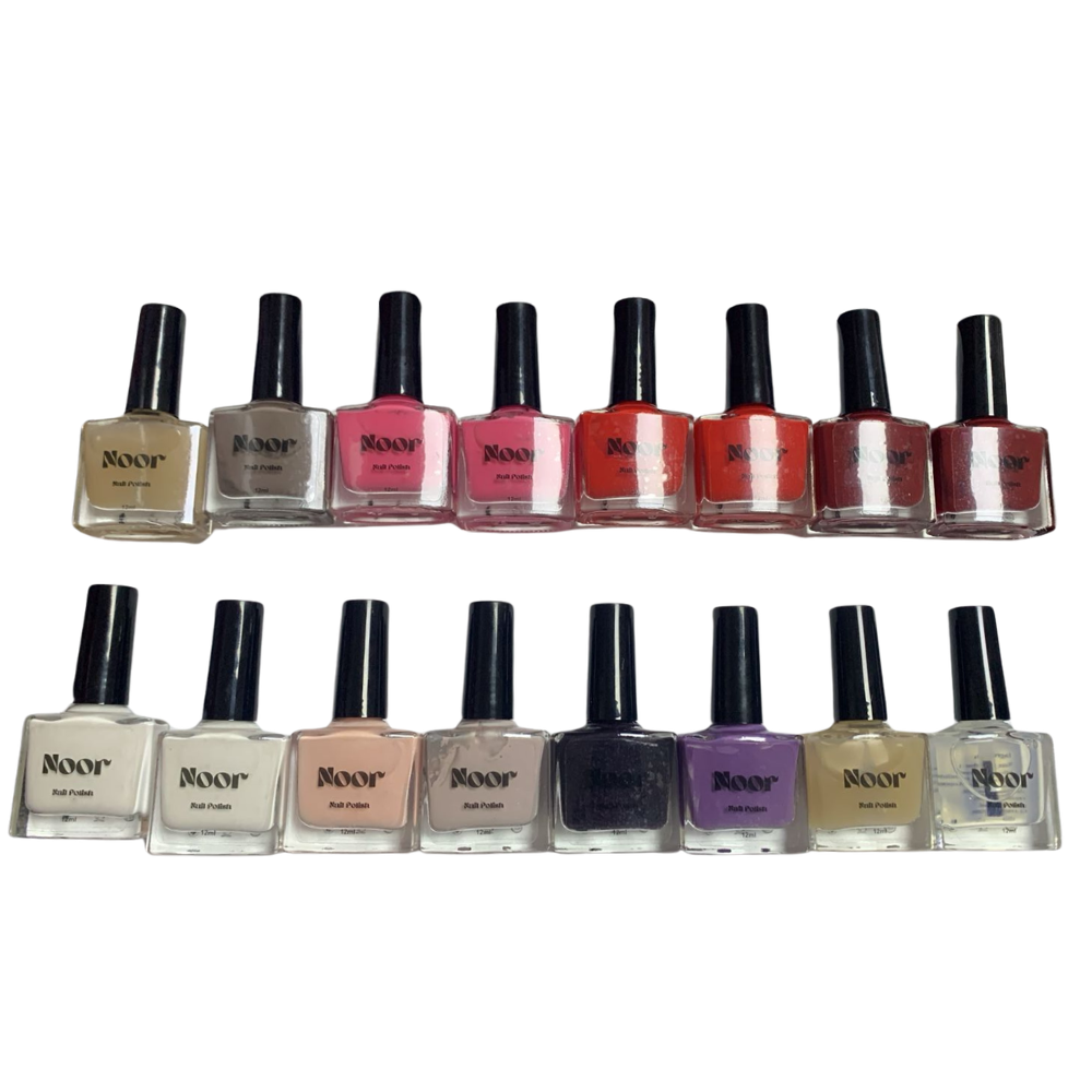 NOOR Vernis à Ongles Gris Foncé 12ml