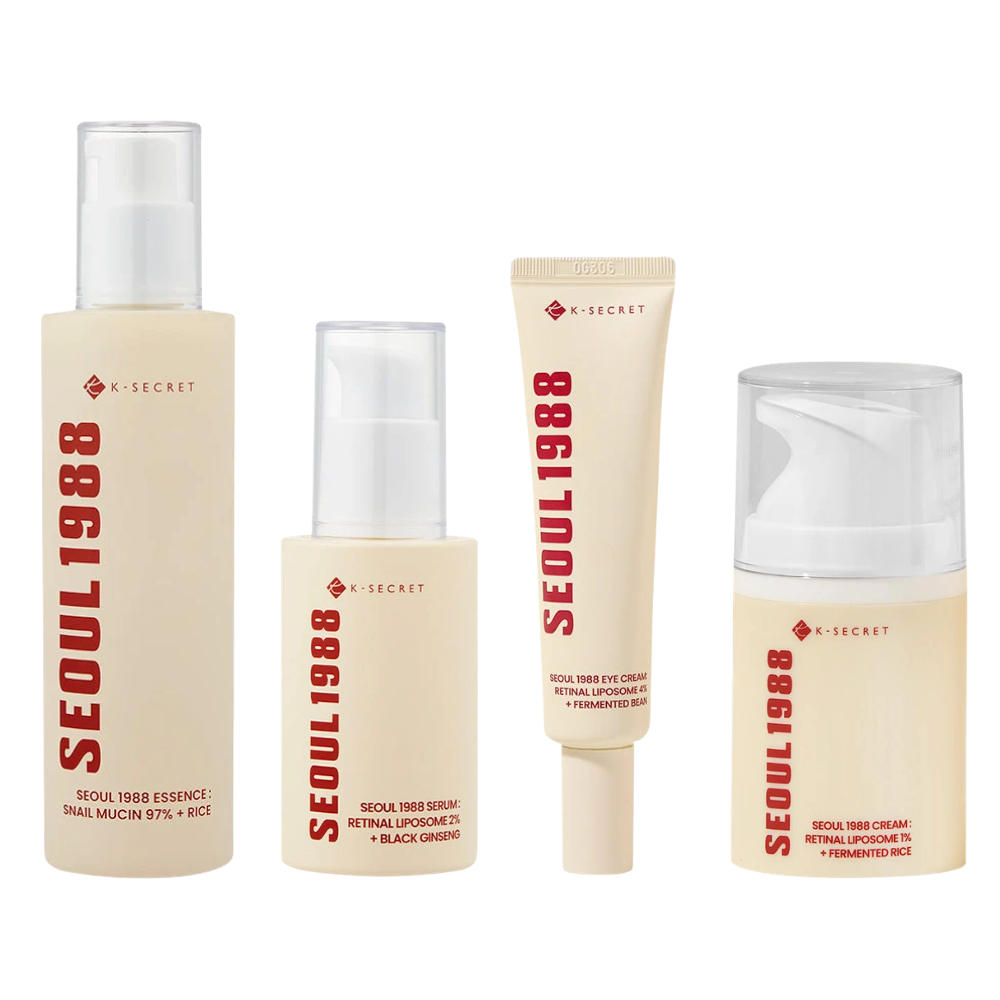 K-SECRET SEOUL 1988 Routine Rétinal : Essence + Sérum + Crème Yeux + Crème Visage