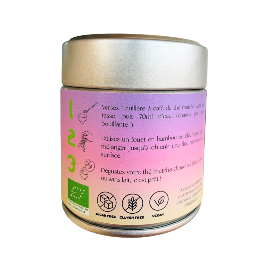 MATCHA ADDICT Thé Matcha Cérémonie Bio en Poudre 30g