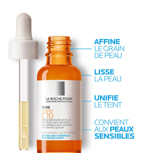 LA ROCHE-POSAY PURE VITAMIN C10 Sérum à la Vitamine C 30ml