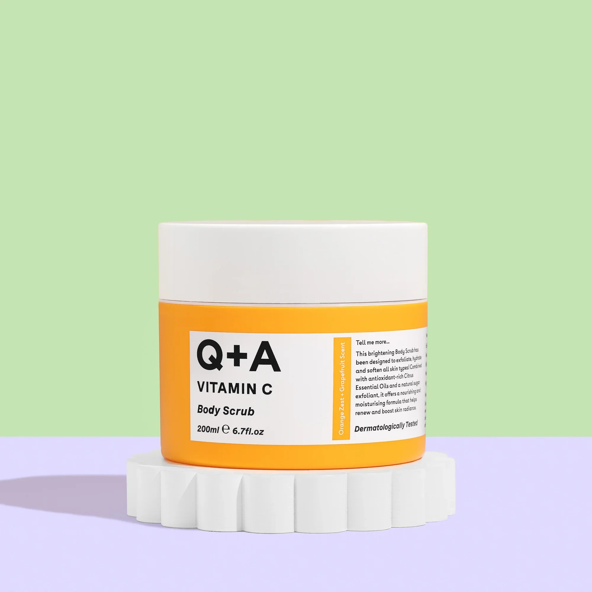 Q+A Duo Vitamine C Corps Crème + Exfoliant