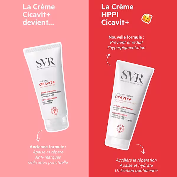 SVR CICAVIT+ Crème HPPI Apaisante, Hydratante, Réparatrice 40ml