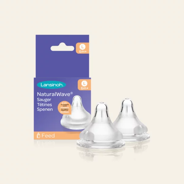LANSINOH Tétine Natural Wave Taille L +6 mois