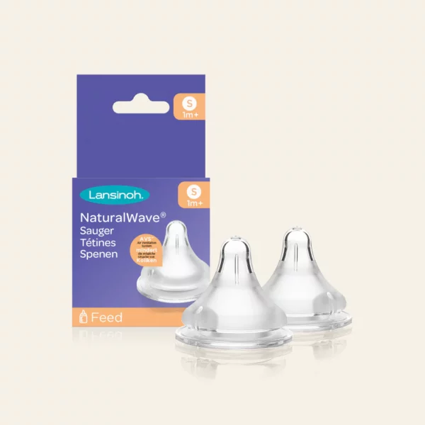 LANSINOH Tétine Natural Wave Taille S +1mois (Copy)