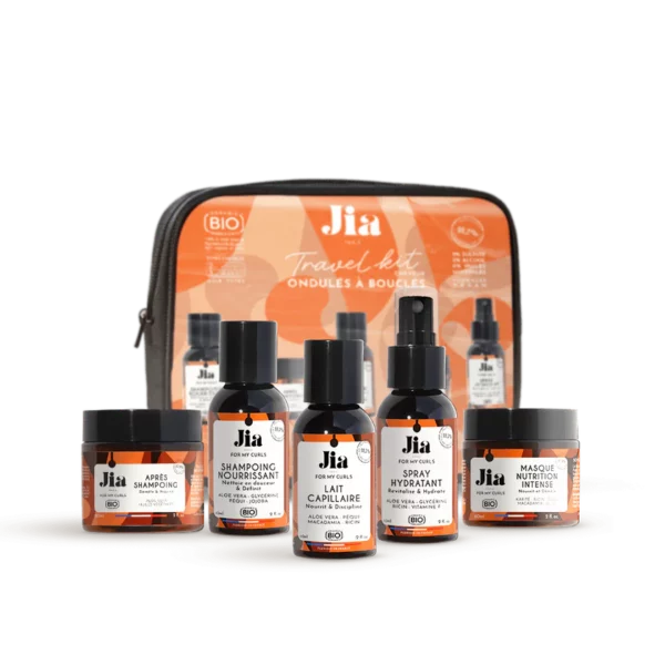 JIA Kit Voyage – Cheveux Ondulés à Bouclés