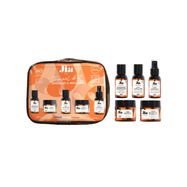 JIA Kit Voyage – Cheveux Ondulés à Bouclés