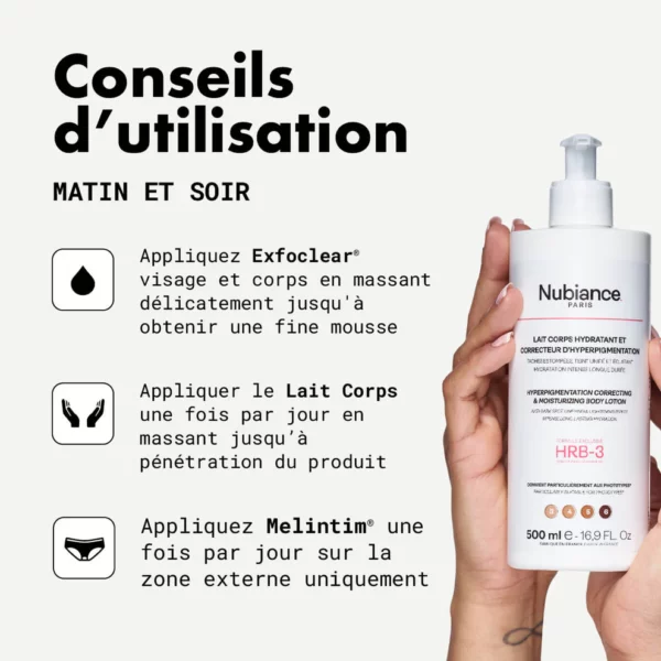 NUBIANCE Trio Anti-Taches – Corps