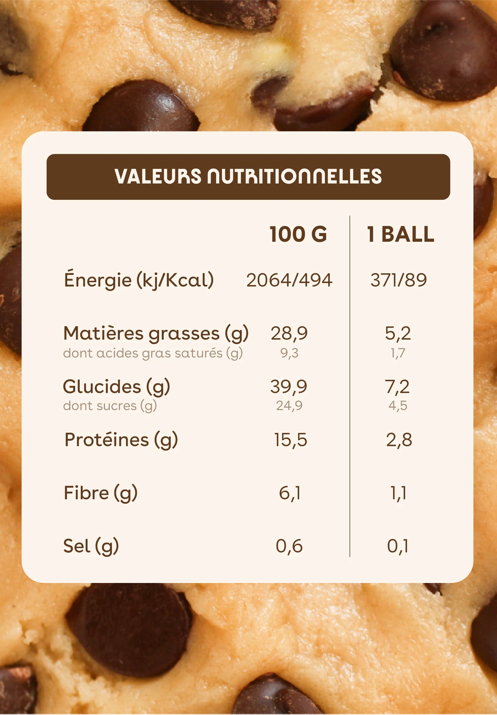 MONKA Energy Balls Cookie Dough