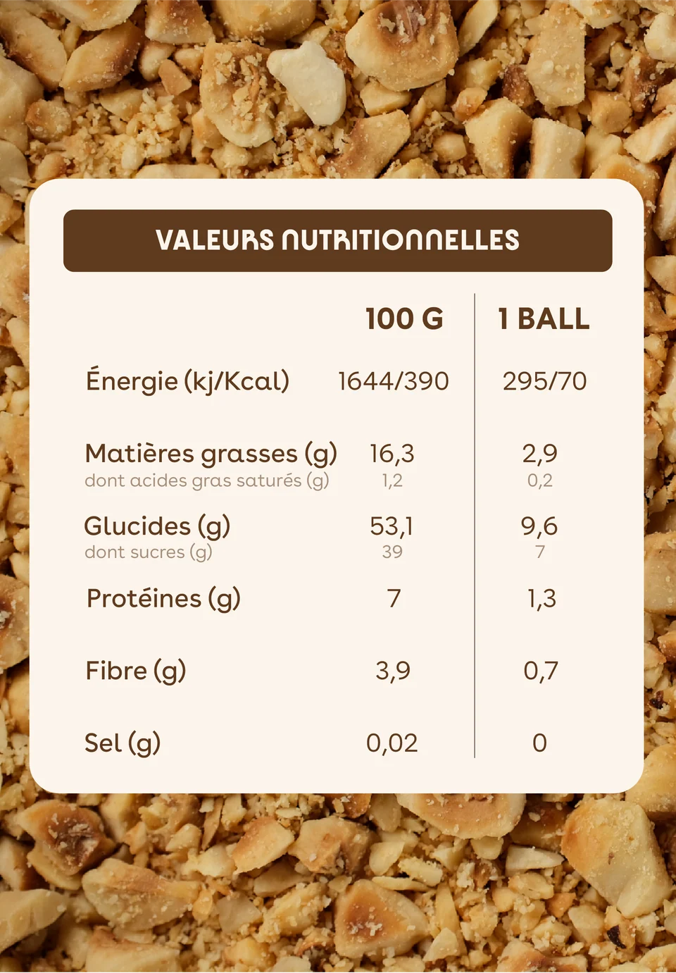 MONKA Energy Balls Noisette