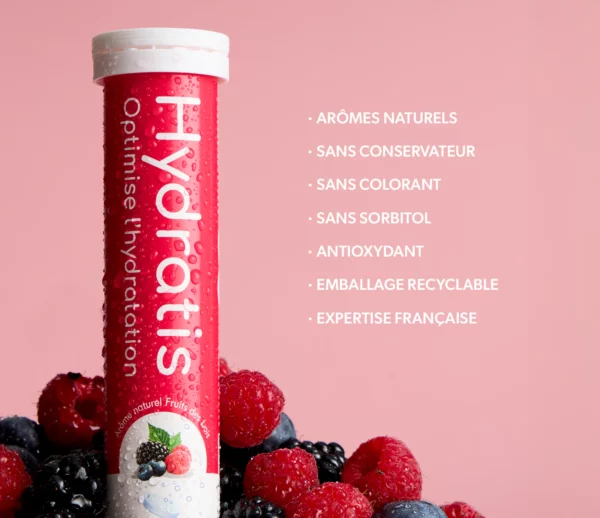 HYDRATIS Solution Hydratation Fruits des Bois 20 pastilles