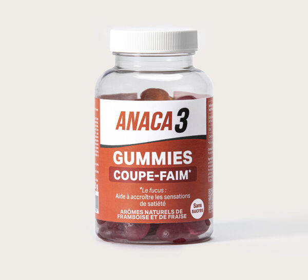 ANACA 3 Gummies Coupe-Faim 180g