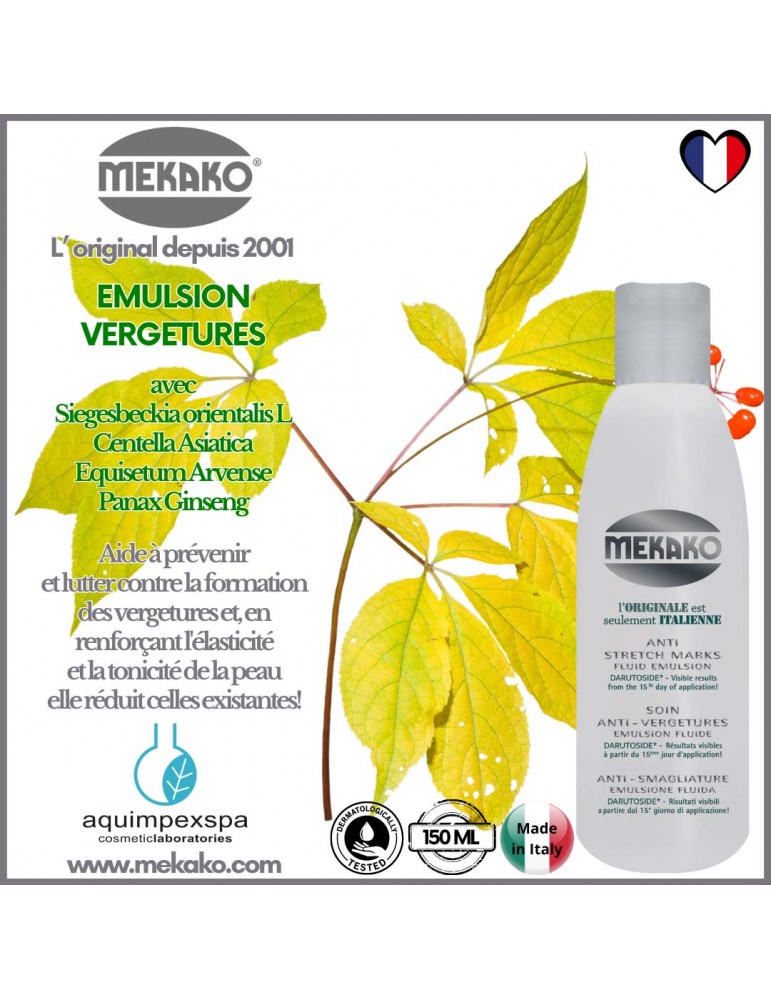 MEKAKO Emulsion Fluide Anti Vergetures 150ml