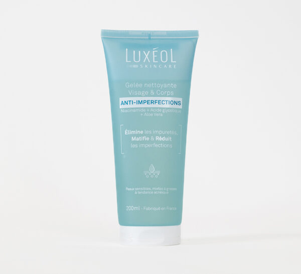 LUXEOL Gelée Nettoyage Visage & Corps Anti-Imperfections 200ml