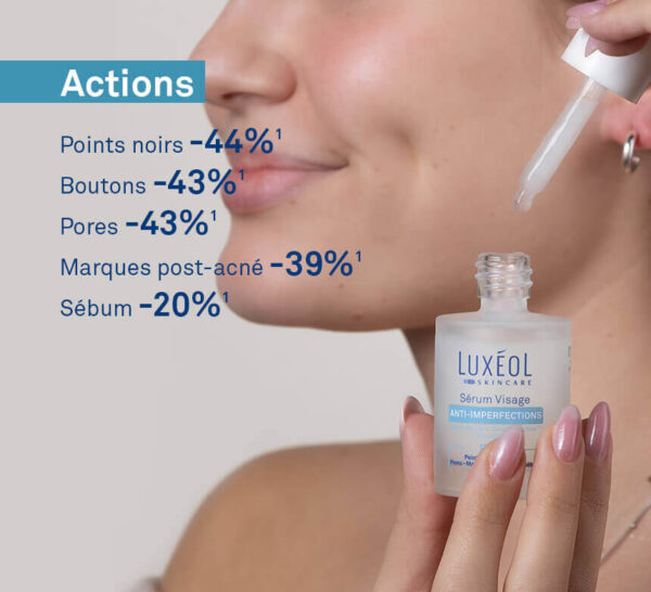 LUXEOL Sérum Visage Anti-Imperfections 5en1