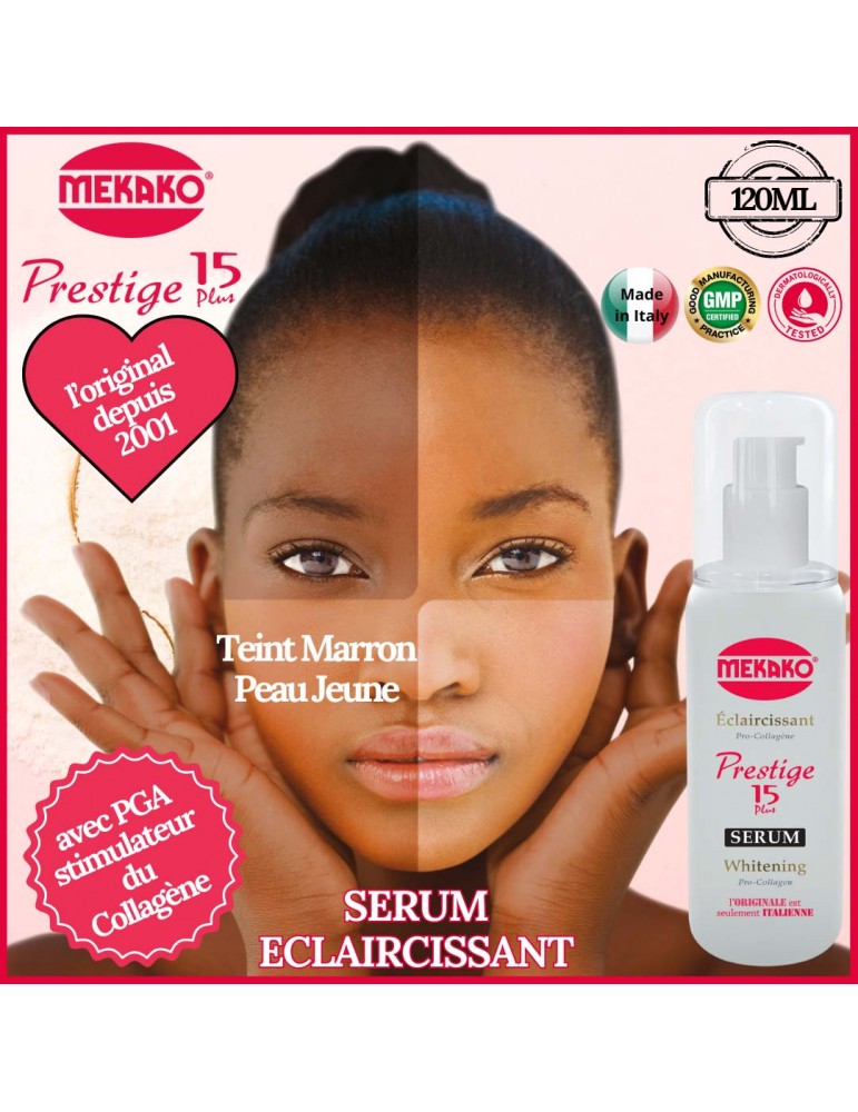 MEKAKO Sérum Eclaircissant – Prestige 15Plus 120ml