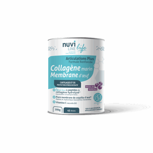 NUVILINE Collagène Marin Articulations Plus – Formule Renforcée 280g