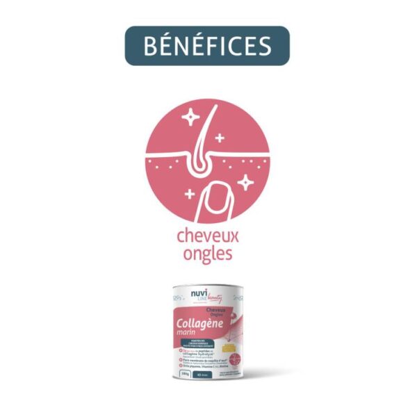NUVILINE Collagène Marin – Cheveux & Ongles 280g