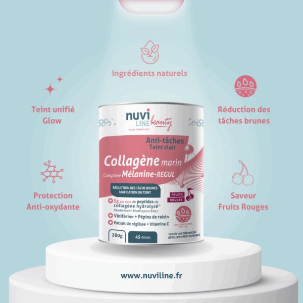NUVILINE Collagène Marin – Anti-Taches Brunes & Teint Clair 280g
