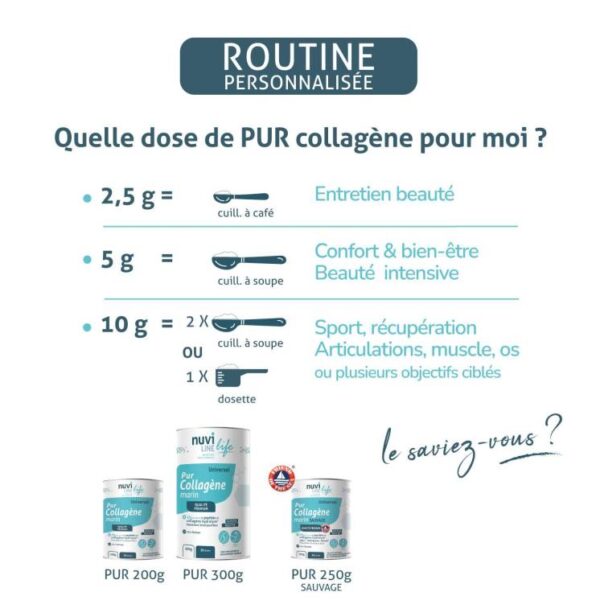 NUVILINE Collagène Marin Pur 300g