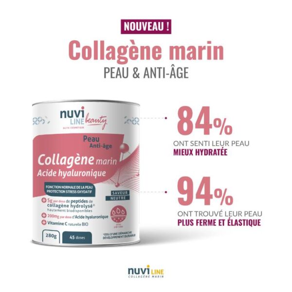 NUVILINE Collagène Marin – Peau & Anti-âge 280g