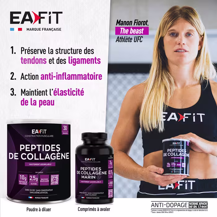 EAFIT Peptides de Collagène Marin – 120 Comprimés