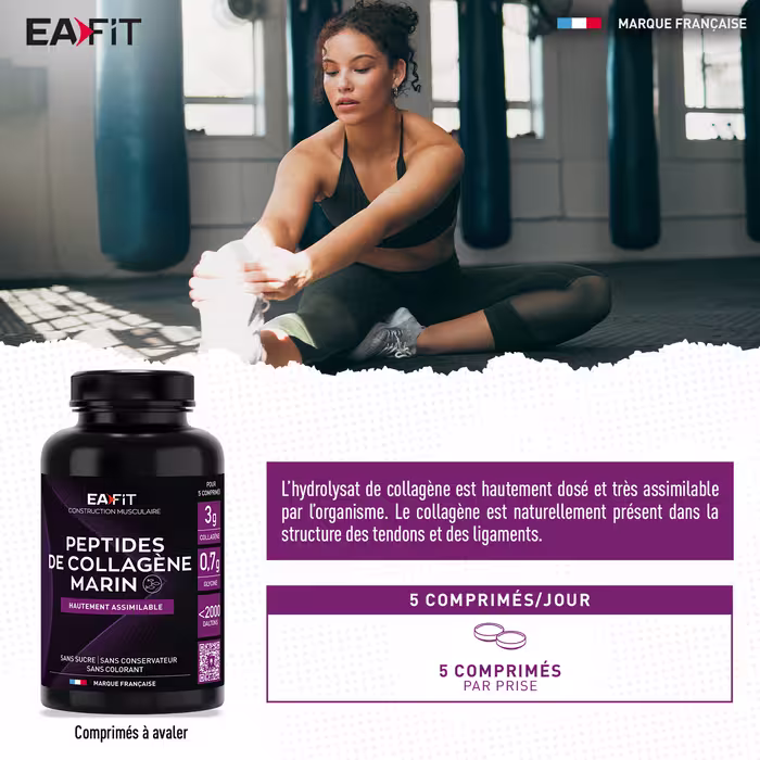 EAFIT Peptides de Collagène Marin – 120 Comprimés