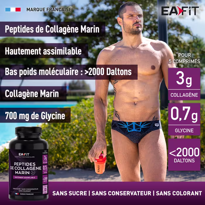 EAFIT Peptides de Collagène Marin – 120 Comprimés