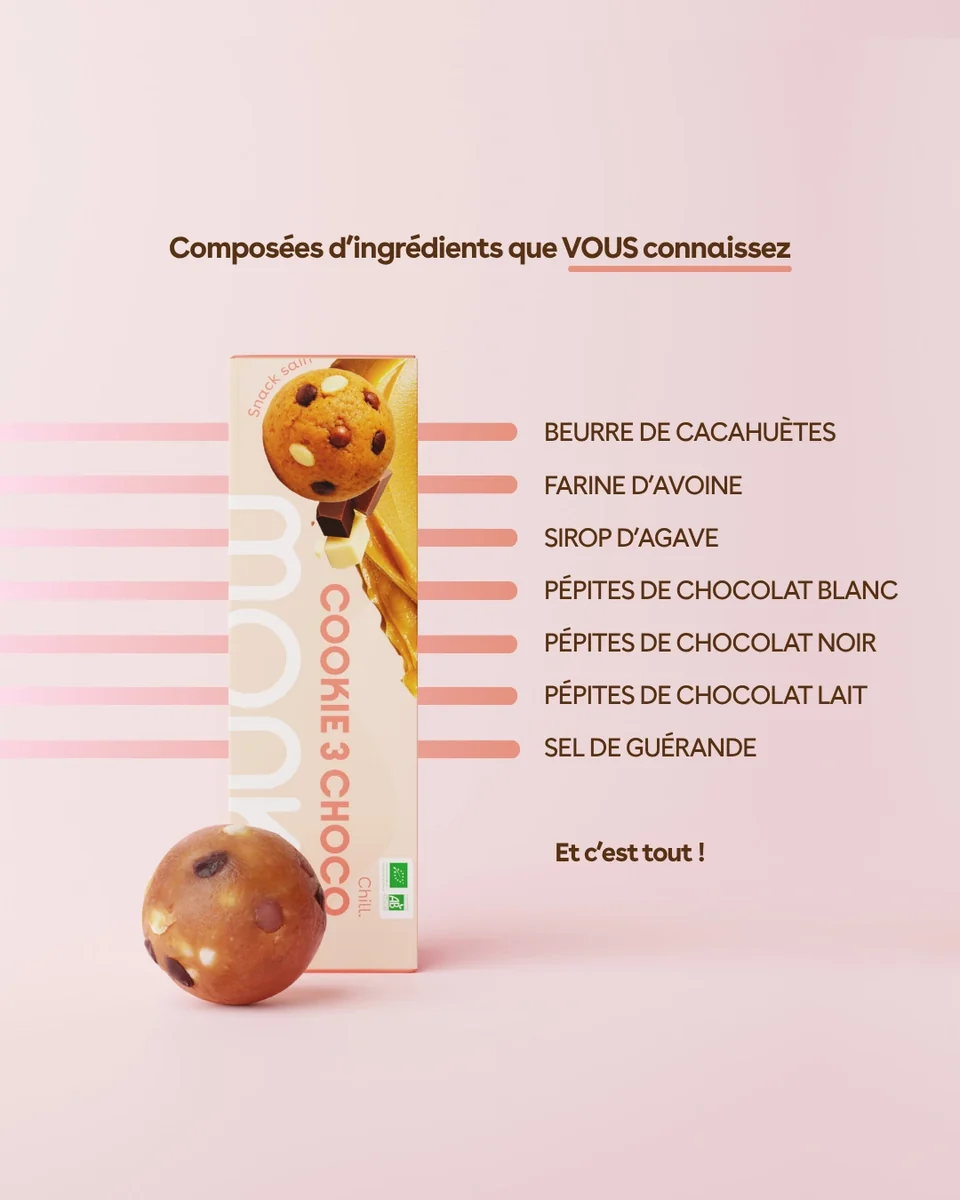 MONKA Energy Balls 3 Chocolats