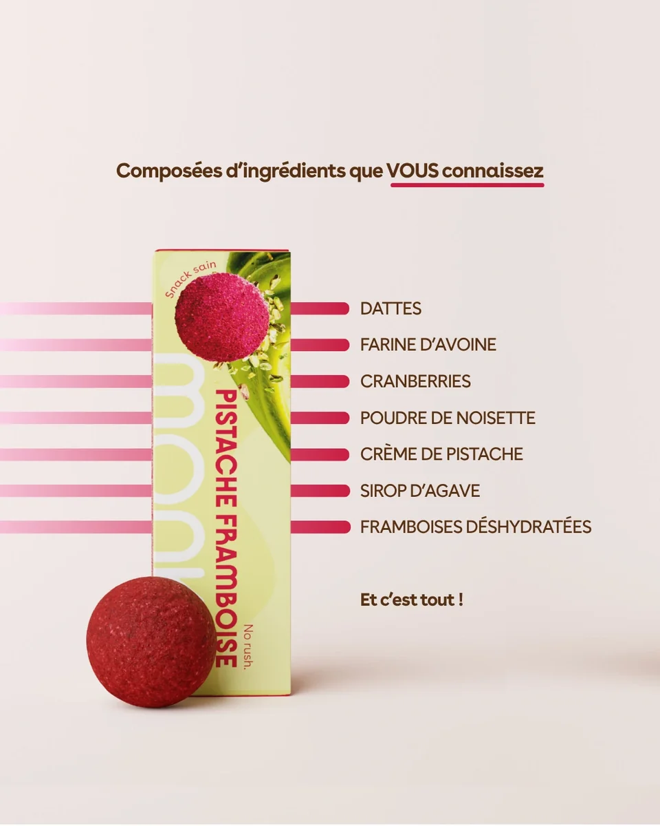 MONKA Energy Balls Pistache Framboise