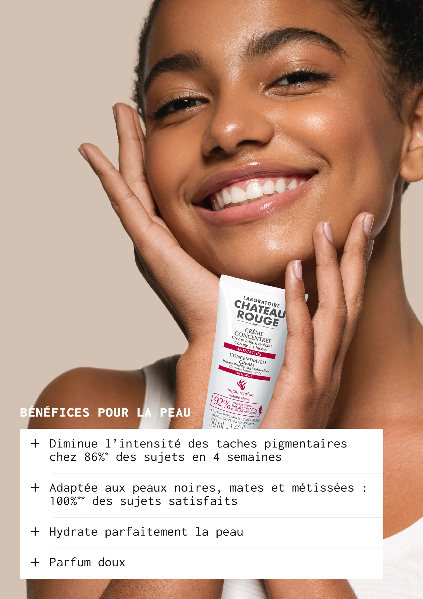 CHATEAU ROUGE Crème Concentrée Soin Anti-Tache – 50ml