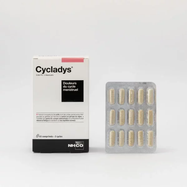 NHCO Cycladys Douleurs du Cycle Menstruel – 45 comprimés