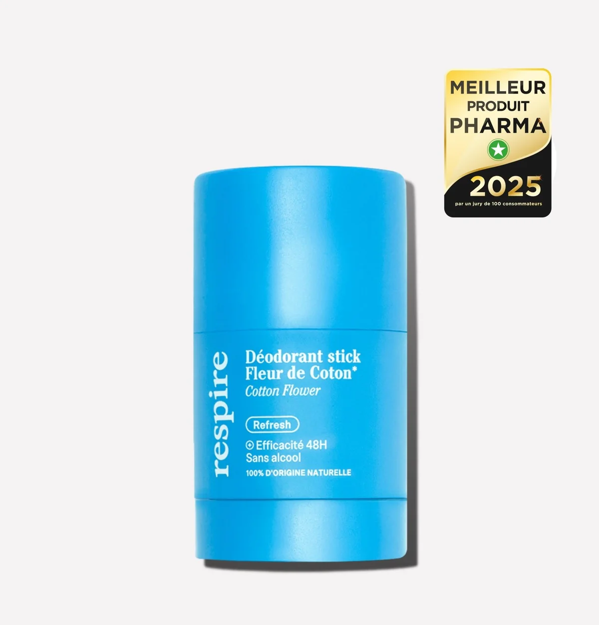 RESPIRE Déodorant Stick Fleur de Coton 50g