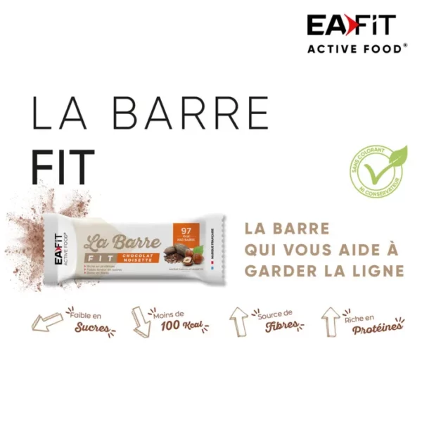 EAFIT La Barre Fit Unité – Chocolat Noisette