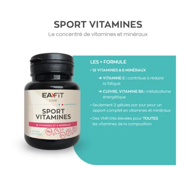 EAFIT Sport Vitamines 60 comprimés