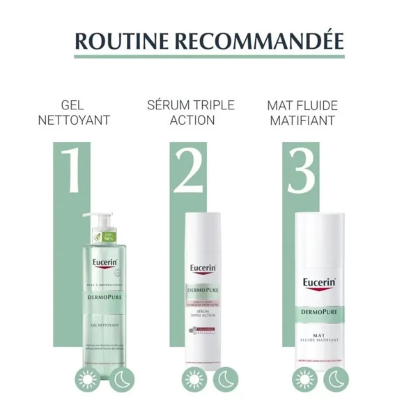 EUCERIN DERMOPURE Gel nettoyant 400ml