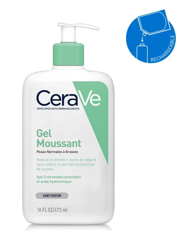 CERAVE Gel Moussant Peaux Normales à Grasses 88ml
