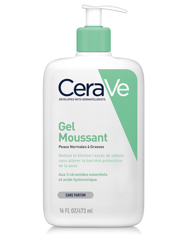CERAVE Gel Moussant Peaux Normales à Grasses 473ml