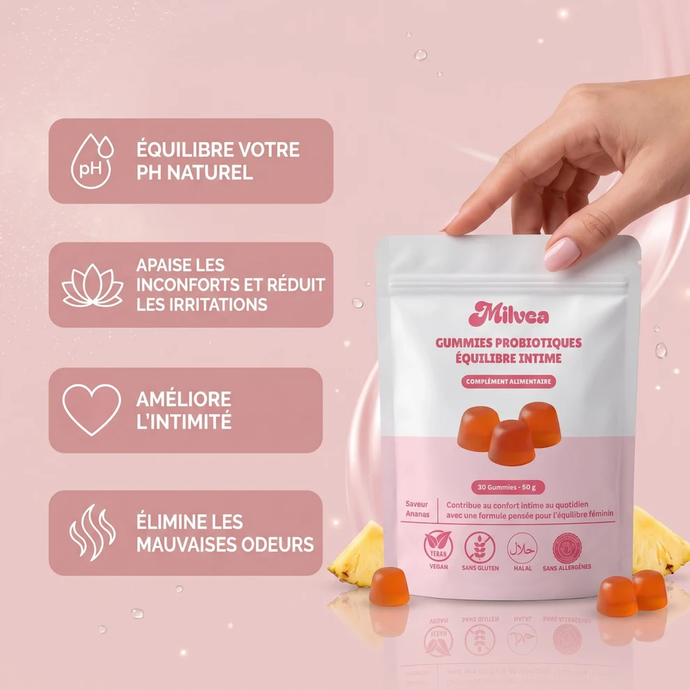 Milvea Gummies Equilibre Intime x60