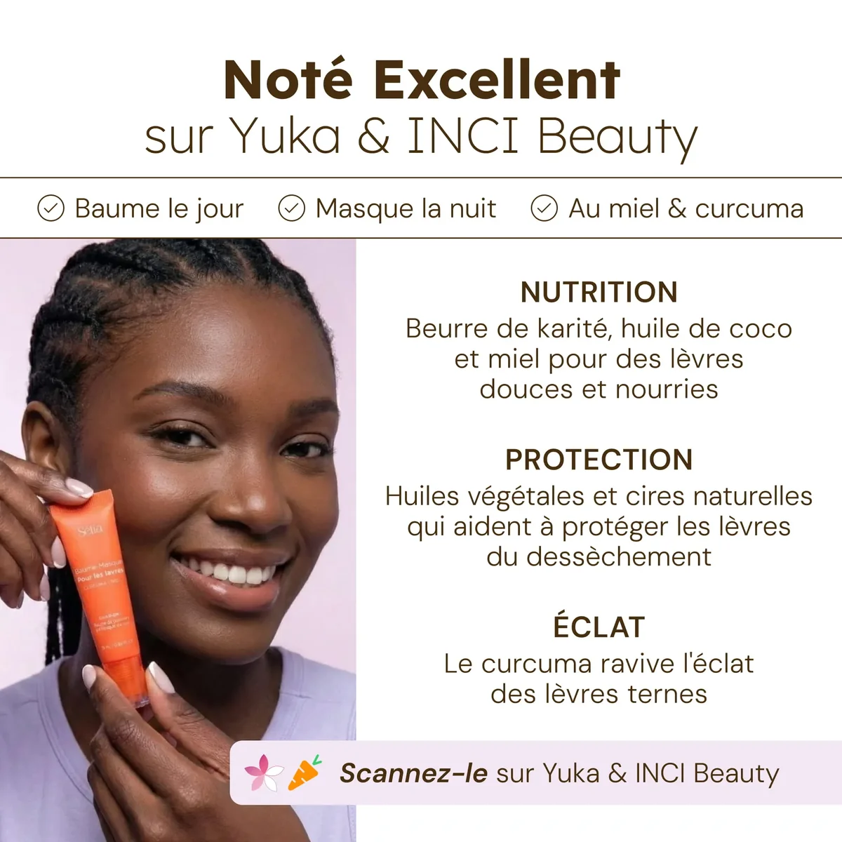 SEFIA Baume Masque Nourrissant Lèvres 10ml