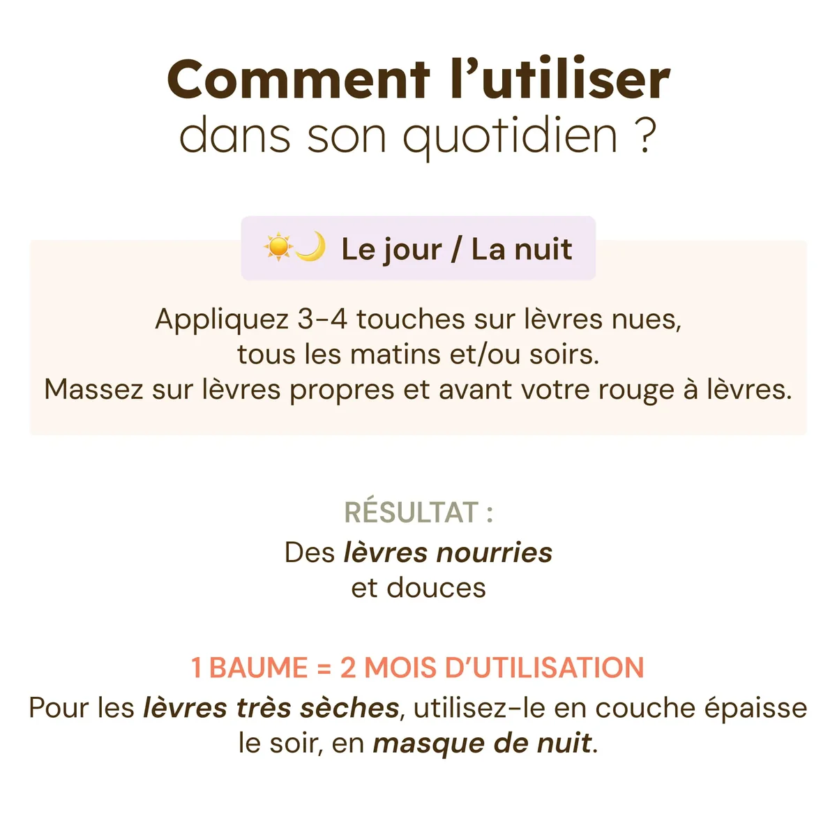 SEFIA Baume Masque Nourrissant Lèvres 10ml