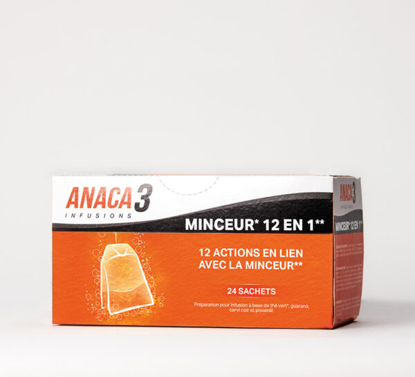 ANACA 3 Infusion Minceur 12en1 24 sachets