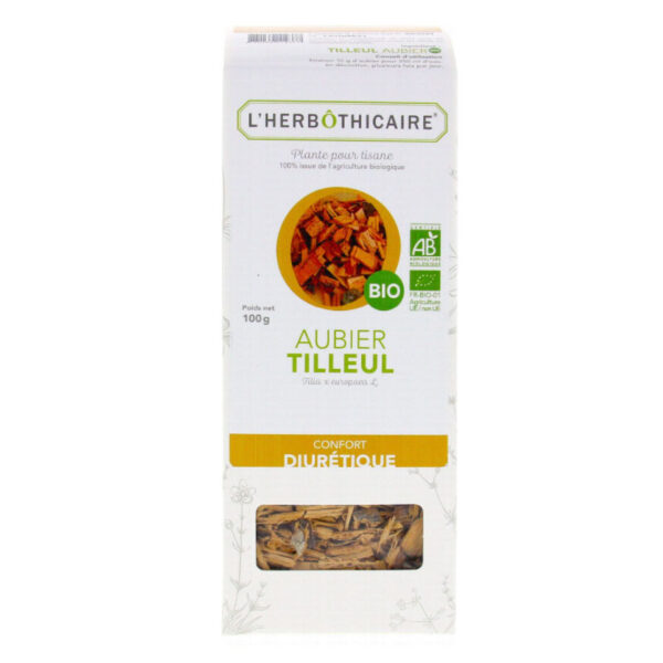 INFUSION TILLEUL BIO AUBIER 100G L HERBOTHICAIRE