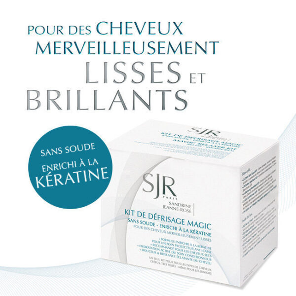 SJR Kit de Défrisage Magic – Sans Soude Enrichi à la Kératine