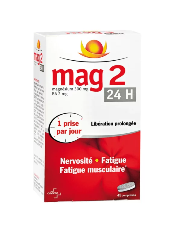MAG 2 24H Magnésium marin 300mg 45CP