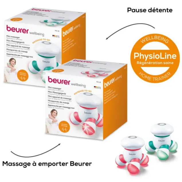 BEURER Mini Appareil de Massage MG 16