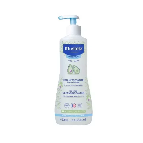 MUSTELA Eau nettoyante sans rinçage à l’avocat bio 500ml