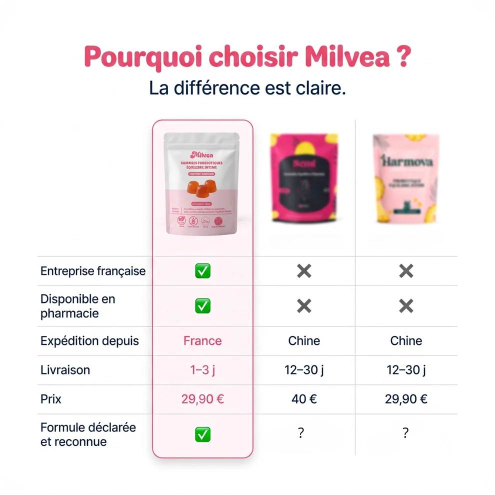 Milvea Gummies Equilibre Intime x60