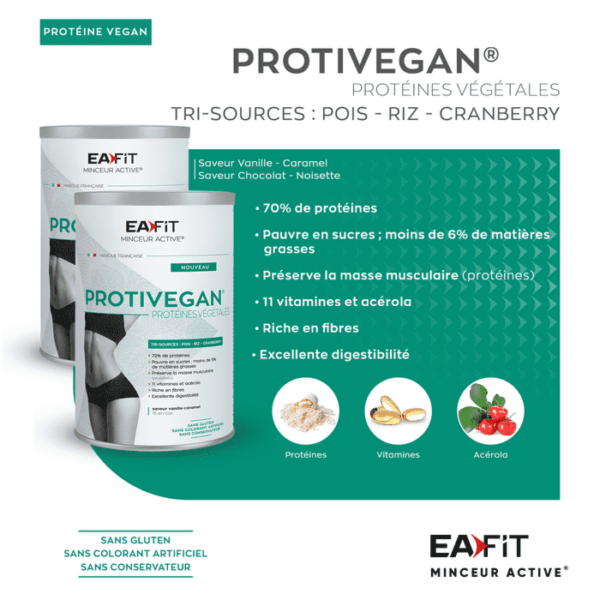 EAFIT Protivegan chocolat noisette 450 g